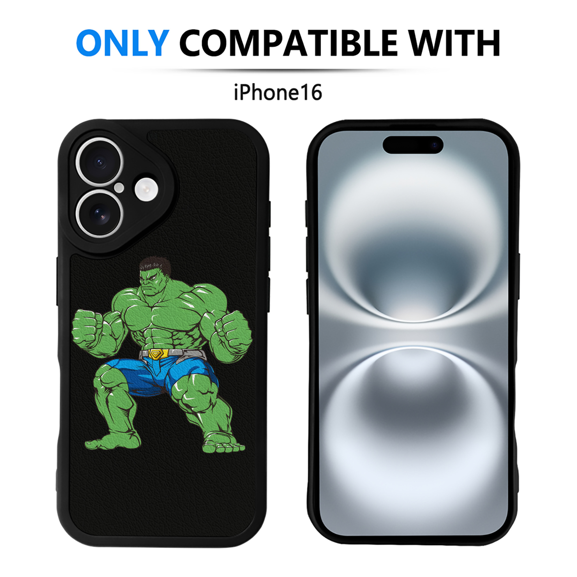 （画像用） アベンジャーズ The Avengers 【iPhone 16シリーズ対応】シリコンスマホケース（レザー調） 材質：シリコン